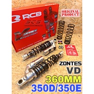 RCB VD Series Absorber ZONTES 350E 350D 360mm Black Gold Silver Accessories Monoshock Motor Absorber