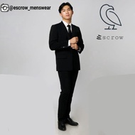 CODE S9L ESCROW SUPER BLACK PREMIUM MEN'S BLAZER JAS AND PANTS SET