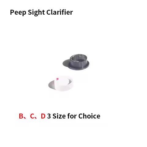 1set Archery Compound Bow Peep Sight Clarifier Aperture Lens Optical Resin Zoom Compound Bow Shootin