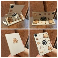 包順豐自提 水豚 卡皮巴拉  旋轉款 Air 6 Air 2024 Pro 2024 Pro 11 ipad 10  iPad case ipad套 平板套 保護套 平板保護套 Ipad 8 Ipad