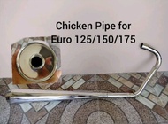 Stainless Chicken Pipe for Rusi/Euro 125/150/175