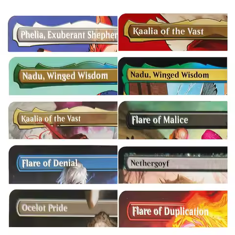 Custom Proxy High Quality Non Foil Cards Flare of Duplication Ocelot Pride Nethergoyf Malice Necrodo