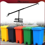 [Phenovo] Manual Trash Compactor Waste Bin Compactor Free up Space in Bins Trash Can Household Long 