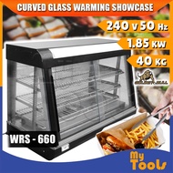 Mytools GOLDEN BULL Curved Glass Warming Showcase WRS-660
