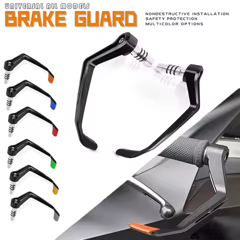 Universal Motorcycle 7/8"22mm Handlebar Brake Clutch Levers Protector Guard Handguards Hand Guard Pr