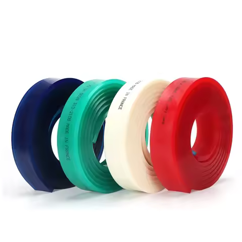 3.66 Meters Roll 50X9MM 75A Screen Printing Squeegee Rubber65-90 Durometer Flat Sharp Head Silk Scre