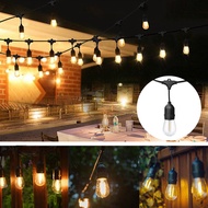 [Solar S14 String Lights] Outdoor LED Bulb E27E26 Bulb Landscape Garden Lights Christmas Day Decorat