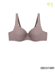 Sabina เสื้อชั้นใน มีโครง รุ่น Function Bra รหัส SBO374 สีน้ำตาล