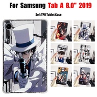 For Samsung Galaxy Tab A 2019 8.0inch SM-T290 SM-T295 SM-T297 Models Fashion Cartoon Anime TPU Anti-