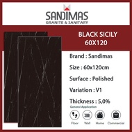SANDIMAS LANTAI GRANIT BLACK SICILY 60X120