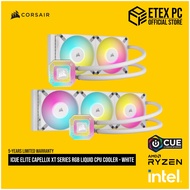CORSAIR iCUE ELITE CAPELLIX XT Series RGB Liquid CPU Cooler - White ( H100I / H150I )