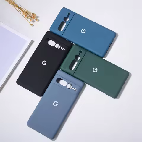 Original TPU Case For Google Pixel 7 Pro Case Liquid Silicone Rubber Protective Shell For Pixel 7 7A