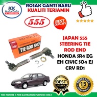 1 Pasang - Genuine Japan 555 Steering Tie Rod End - Honda SR4 EG EH Civic SO4 EJ CRV RD1 - SE6191