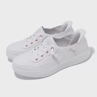 Skechers 休閒鞋 Bobs Skipper Slip-Ins Wide 女鞋 寬楦 白 帆布 懶人鞋 114815WWHT