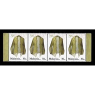 Stamp - 2002 Malaysia Fashion Heritage Kebaya Nyonya (4v strip) Good Condition