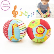 STRO Soft Cloth Rattle Ball Baby For 0-36 Months Stuffed Baby Play Ball Sensory Toy MY