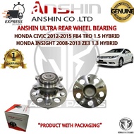 #ANSHIN#JAPAN REAR WHEEL BEARING HONDA CIVIC 2012-2015 FB4 TRO 1.5 HYBRID,INSIGHT 2008-2013 ZE3 1.3 