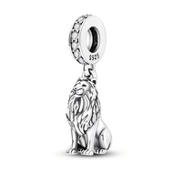 Silver Charm Lion เพชรเงินชุดสัตว์จี้ Charm จี้เหมาะสำหรับสร้อยข้อมือ DIY ผู้หญิงเครื่องประดับ