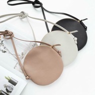 圓形手拿包 [Shrink Leather] Smartphone Shoulder Smartphone Pouch HS49K