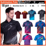 ARORA SPORTS Unisex Sublimation Polo Shirt Dry Fit Jersey‌