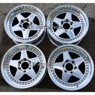 Japan Used 4x4 4WD Sport Rim / Aluminum Wheel Raguna ZZYZX MZ100LT 3 piece 17x8.0JJ PCD 127 x 6H Offset +23 ** PCD 127**