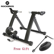 ROCKBROS Bicycle Trainer Magnetic Resistance MTB Roller Trainer Foldable Aluminum Steel Bike Trainer