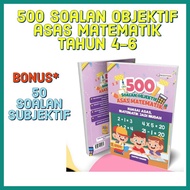 500 SOALAN ASAS MATEMATIK TAHUN 4, TAHUN 5 DAN TAHUN 6.