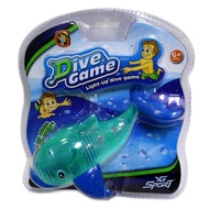 POOL TOYS - Light up Dive Game (Dolphin) Aqua Blue