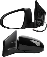 Dasbecan Left Driver Side Mirror Compatible with Toyota Corolla 2014-2019 Power Glass Heated Paint t