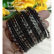 Ready Stock Bangles / Indian Bangles / Oxidized Bangles / Indian Metal White Gold Bangles /Boutique 