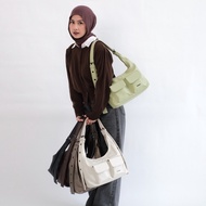 FLICKA - BERLIN BAG WOMEN'S SLINGBAG SHOULDERBAG ADJUSTABLE WORK BAG COLLEGE BAG