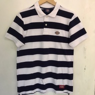 Preloved p0l0 d!Cki3s navy white striped