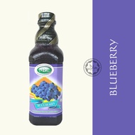 NBE Fruit Juice Concentrate/ Jus Buah Pekat  ( Syrup/ Sirap/ Kordial/ Cordial ) - 1000 Gram { Bluebe