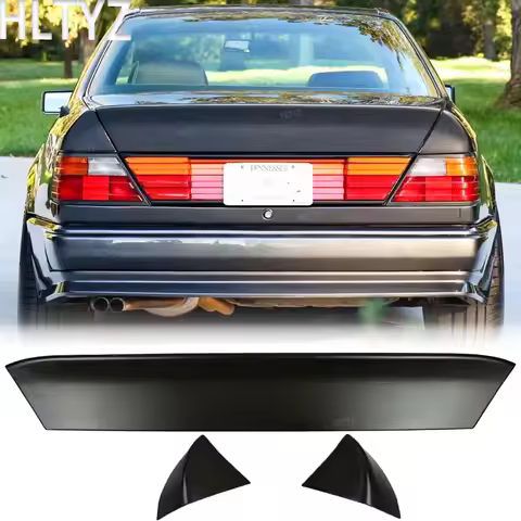 For Mercedes Benz E-Class W124 AMG style trunk lid high-quality carbon fiber three-stage spoiler win