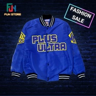 jaket varsity EVOS MY HERO ACADEMIA "PLUS ULTRA" COACH terbaru 2024 mpl s13 RRQ ONIC EVOS ALTEREGO E