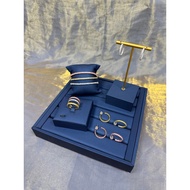 APM Monaco Pavé Ring Silver White Classic Simple Hand Jewelry Ladies Light Luxury Jewelry Gift