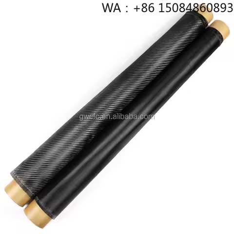3K Plain 2X2 Twill Carbon Fiber Prepreg Fabric Epoxy Resin Coated High Toughness for Industrial Proc