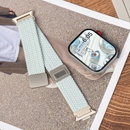 สายนาฬิกาผ้าไนลอนทอสำหรับ Huawei Fit3 WatchFit4 Smart Watch Sport Band สายนาฬิกาผู้หญิง สายนาฬิกาผู้