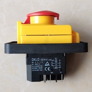 DKLD DZ-6-2 AC250V 15A 5Pins Waterproof Emergency Stop Push Button Switch EN 60947-3 EN 61058-1
