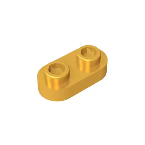 Gobricks 35480 10Pcs Plate Special Round 1x1 Assembles Part With Open Studs Compatible MOC DIY Brick