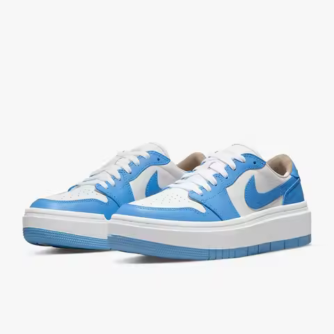 Nike Authentic Air Jordan 1 Low AJ1 Women's Thick Sole Sneakers DQ3698-141