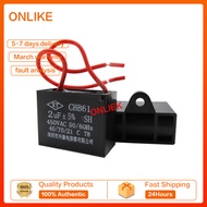 1/1.2/1.5/2/2.5/3/3.5/4/4.5/5 450 v uf CBB61 fan motor startup capacitor