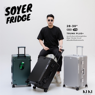(ประกัน5ปี) กระเป๋าเดินทางโครงอลูมิเนียมแบบ Fridge Plus รุ่น • SOYER FRIDGE ขนาด26/28/30นิ้ว จุของได้เยอะ  by KiKi Thailand