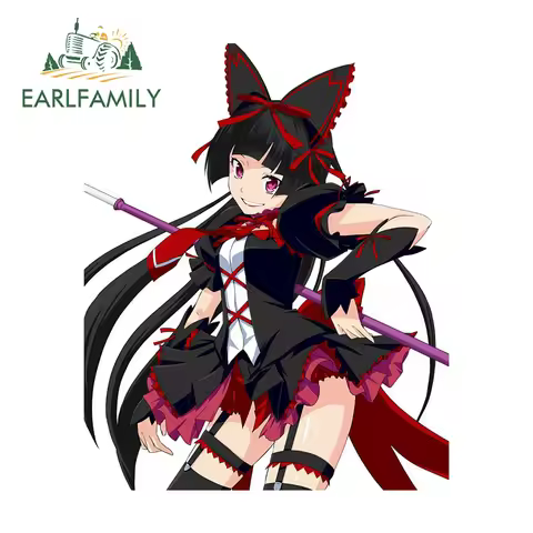 EARLFAMILY 13cm x 10.6cm for Rory Mercury Car Stickers Air Conditioner Decal Car Accessories Persona