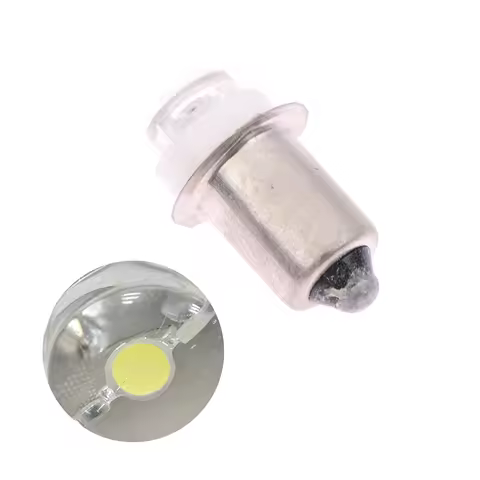 Creative V-shaped Notch LED Bulb For Focus Flashlight Replacement Bulb P13.5S PR2 1W Led Torch Work 