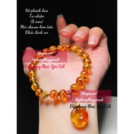 Amber Mix Charm Bracelets and Bangles size 8mm Svip Inspected Goods