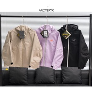 Genuine ARCTERYX Archaeopteryx Rattlesnake Men Women Windproof Hooded Waterproof Jacket Jacket Gore-