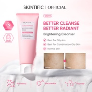 SKINTIFIC OFFICAL Niacinamide Cleanser  Whiten Brightening Pencuci Muka Anti Acne  Face Wash Oil Cle