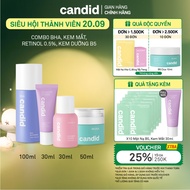 Retinol 0.5% Set & B5 Cica Cream 50ml & BHA 100ml & Eye Cream 30ml