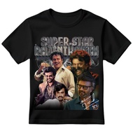 Rajinikanth Unisex T-Shirt RAJINI COOLIE Movie Graphic T-SHIRT SUPER STAR Women Men Short Sleeve Cot